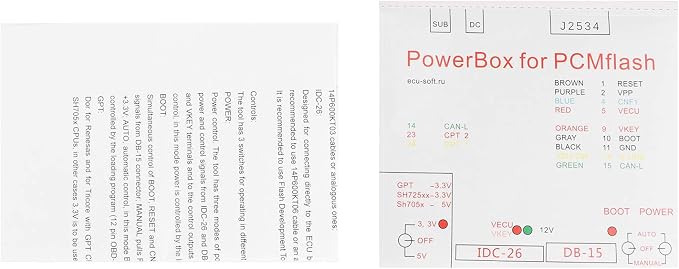 ECU Openport Power Box,ECU Power Box Flash with Full Adapters Compatible with JTAG Works ECU Openport US Plug 100-240V