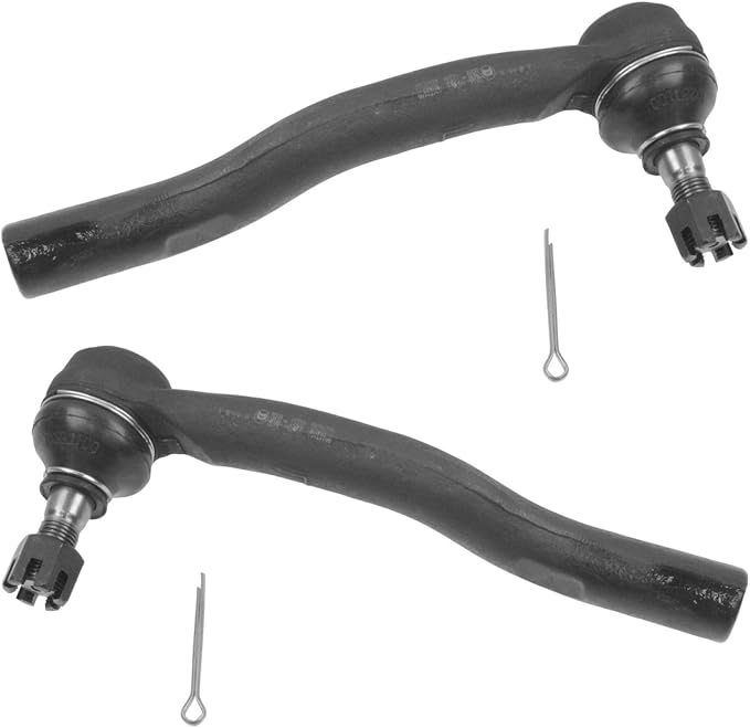 TRQ Outer Driver and Passenger Side Tie Rod Set 2 Piece Compatible with 2002-2003 Lexus ES300 2002-2003 Toyota Camry 2001-2003 Toyota Highlander