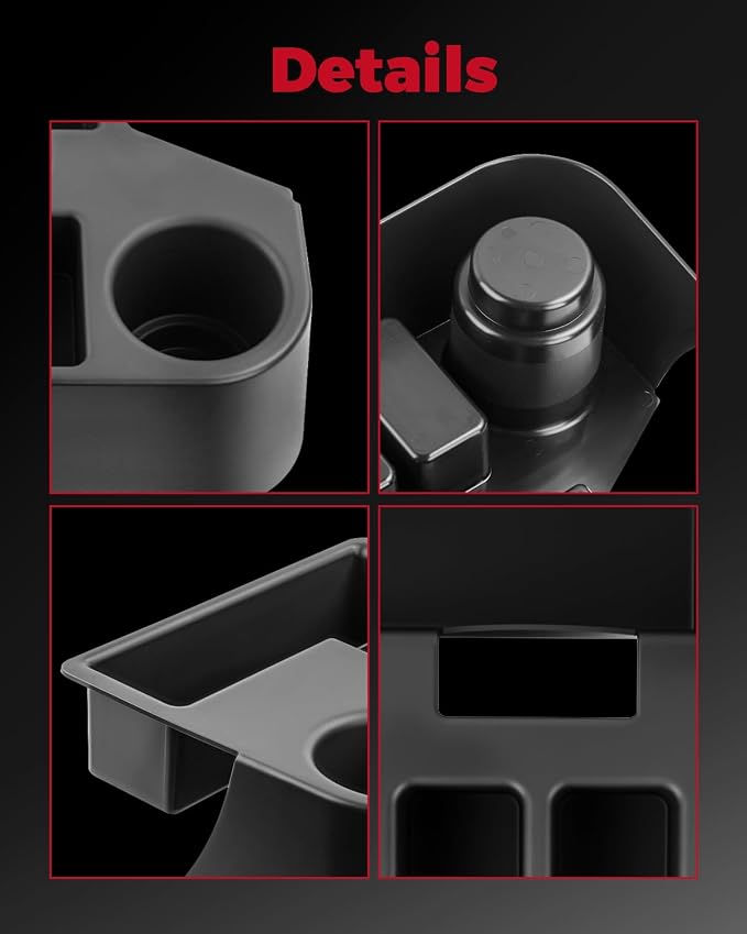 Center Console Cup Holder Compatible with Ram 1500 2500 3500 1994 1995 1996 1997 Black