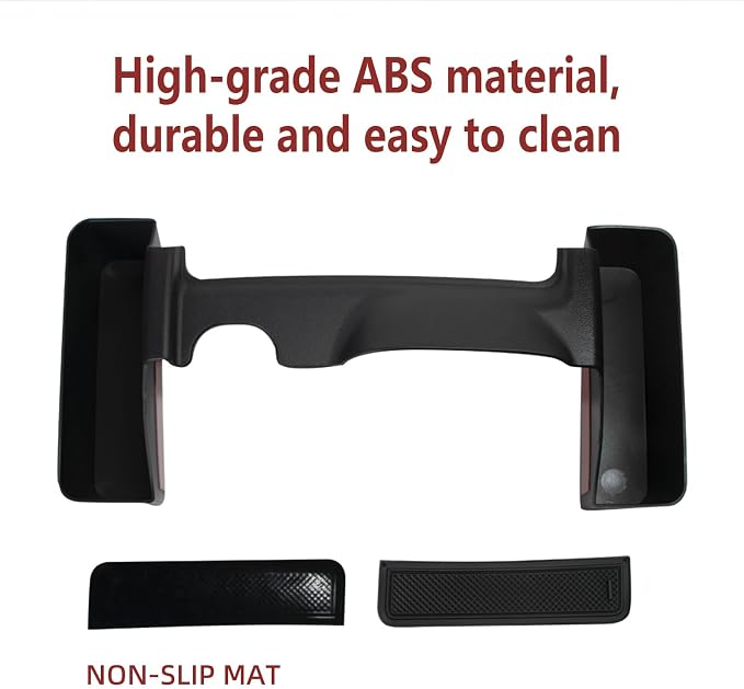 4PCS Center Console Organizer for Jeep Wrangler 2011-2018 JK JKU 2/4 Door, Gear Shift Console Side Tray Organizer, Passenger Side Co-Pilot Organizer, Hanging Armrest Storage Box