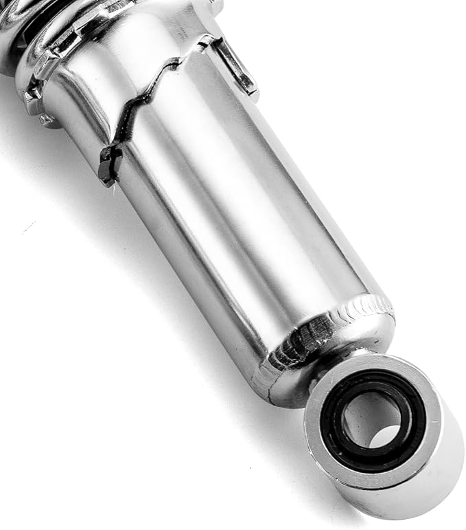 Mofun 11.75" Rear Shocks Lowering Kit Preload Adjustable Compatible with Harley Dyna Street Bob Low Rider Super Glide Fat Bob Wide Glide 1991-2015 2016 2017, Chrome