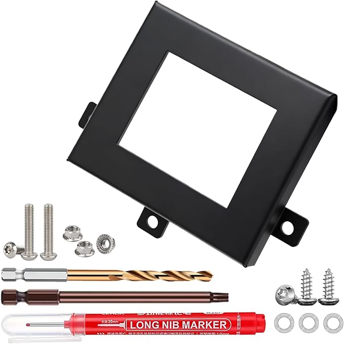 Radar Sensor Protector Cover Compatible with Honda CR-V 2023-2025 All Models, Vehicle Front Radar Sensor Anti-Theft Cover Steel with 2 Mounting Options Kit for CRV Accessory (Black)