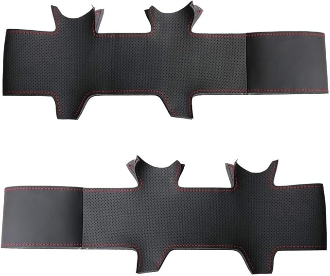 Loncky Leather Steering Wheel Cover for Toyota 4Runner 2003-2009 / Tacoma 2005-2011 /Tundra 2003-2006 /Sienna 2004-2010/Highlander 2004-2007 /Sequoia 2003-2007 /Camry 2005 2006 /Land Cruiser 2003-2007