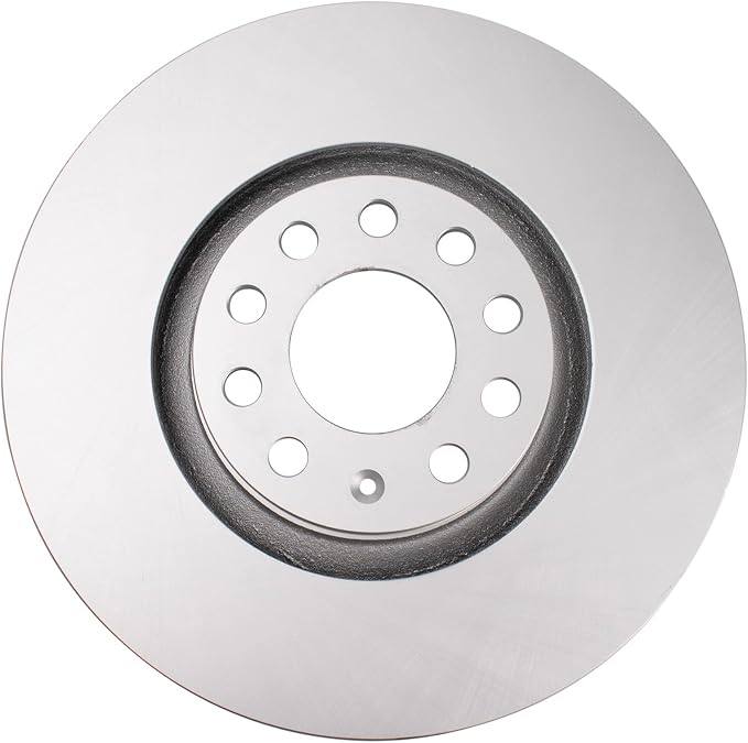 TRQ Front Brake Rotor Set G Coated Vented Compatible with 2000-2009 Audi A4 A4 Quattro 2000-2004 A6 A6 Quattro 2001-2005 Allroad 2000-2002 S4 2002-2003 S6