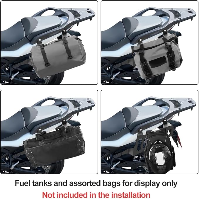 Xitomer Pannier Racks Compatible with NT 1100 2022 2023 2024 NT1100 Crash Bars Saddlebag Support Racks Motorcycle Side Luggage Rack Side Carrier