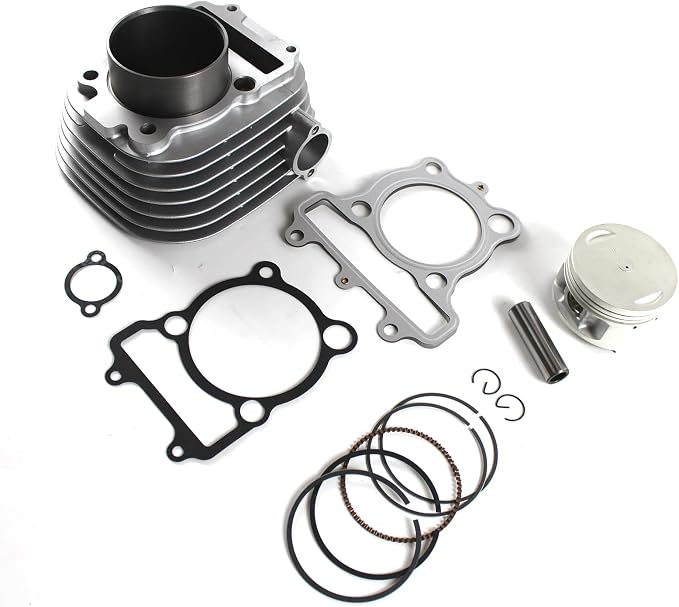 Cylinder Piston Gasket Top End Rebuild Kit Compatible with Yamaha XT225 TTR225 TTR230 Cylinder Piston Gasket Top End Kit Set Bore 70mm Replacement Part
