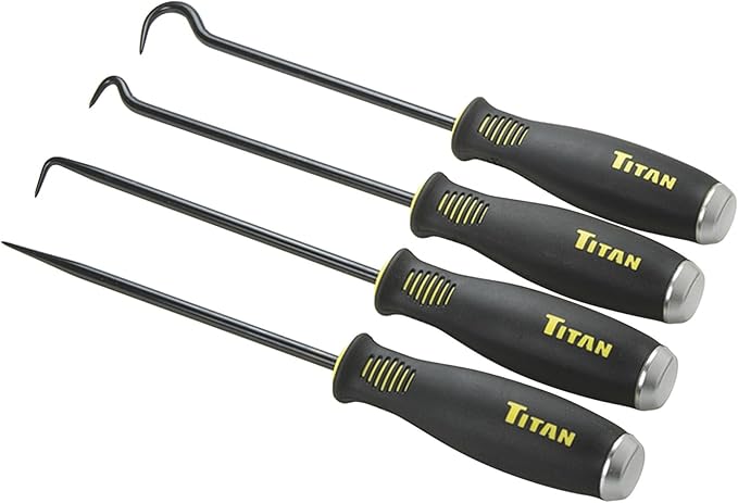Titan 17224 4 pc. Jumbo Bolstered Pick and Hook Set