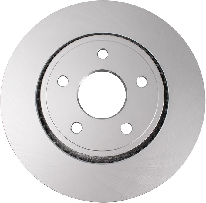 TRQ Front Brake Rotor Set G Coated Vented Compatible with 2006-2010 Jeep Commander 2005-2010 Grand Cherokee