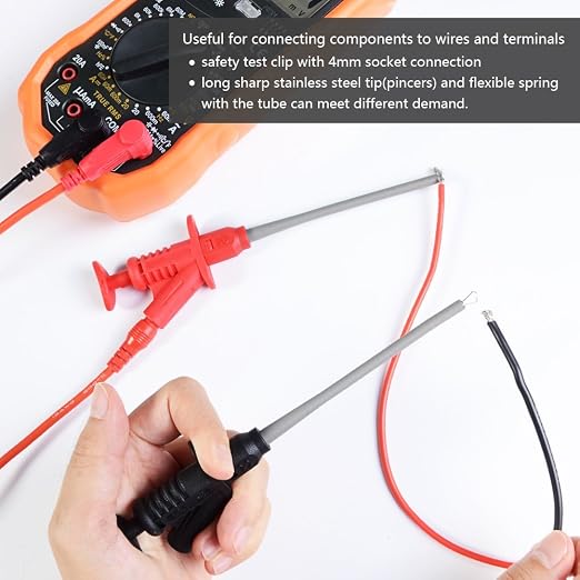Whole Set Multimeter Test Lead Kits Set Essential Automotive Electronic Connectors Cables Hand Tool Battery Tester & Auto Diagnostic Tools