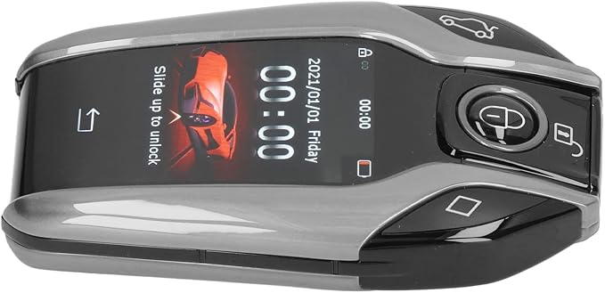 Greensen Tk800+ LCD Smart Key, Auto-Smart-Key, Uniersal Tk800 Alloy Frame, Keyless Entry, Auto-Smart-Key, Uniersal Tk800 with 15 Days Standby for Start Stop Engine Vehicles (Silver)