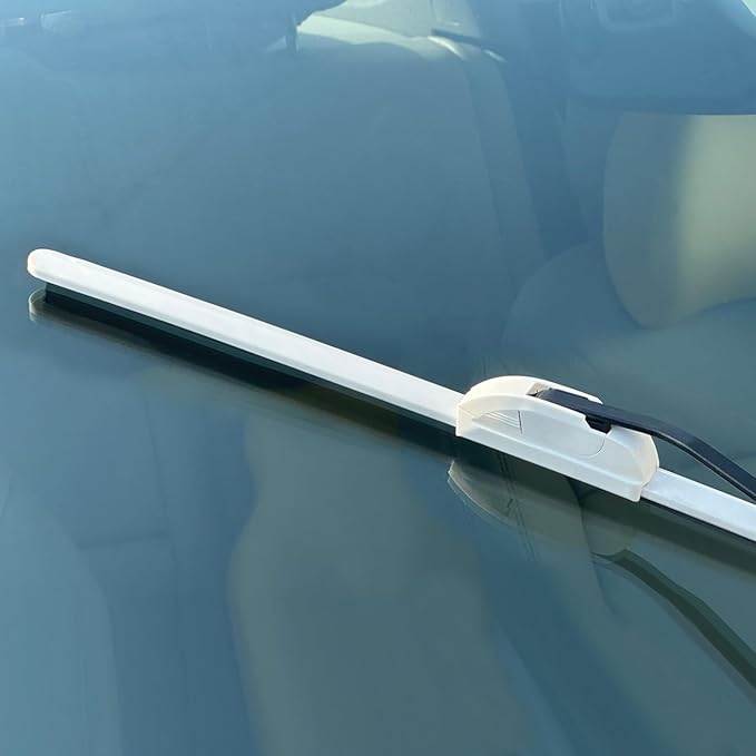 OEM QUALITY 26" + 20" PARRATI Premium All-Season White Windshield Wiper Blades (Set of 2)