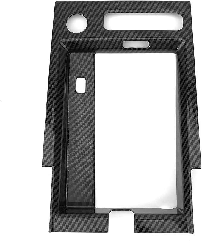 YOUTOOCAR Center Console Wireless Charging Pad Frame Cover Trim Compatible with Kia EV9 2024-2025 Accessories (Carbon Fiber Pattern)