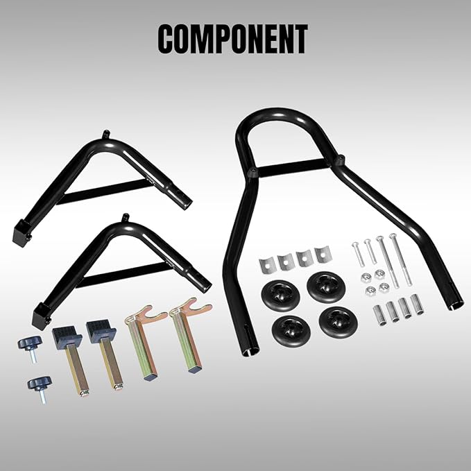 Jack Boss Motorcycle Stand Rear Combo Wheel Lift Stand, 500Lbs Capacity,Swingarm Spool Paddock Stand for Sport Bike,Fit for Yamaha, for Honda, Suitable for Kawasaki Black