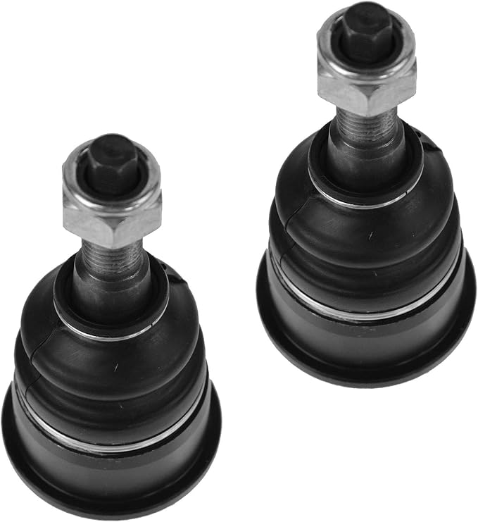 TRQ Front Lower Driver and Passenger Side Ball Joint Set Compatible with 02-04 Jeep Liberty
