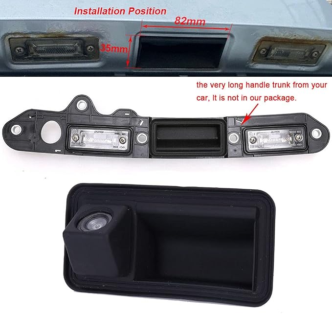 1280 * 720 Pixels Car Backup Camera Replacement for VW Golf Plus MK5 Jetta III V Touran 1T GP 1T2 Passat 3C B6 C3 Variant Wagon Parking Reverse Vehicle Camera Waterproof Night Vision