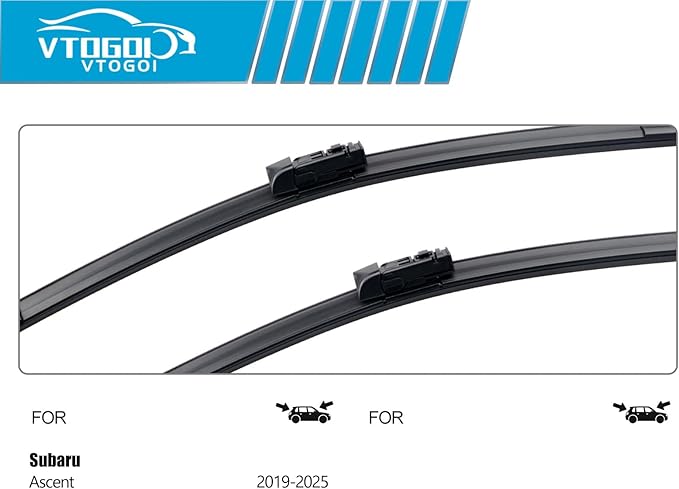 OEM Windshield Wiper Blades Replacement for Subaru Ascent 2019 2020 2021 2022 2023 2024 2025, All Weather Original Factory Quality Front & Rear Wipers Set 26"+20"+14" (Pack of 3)