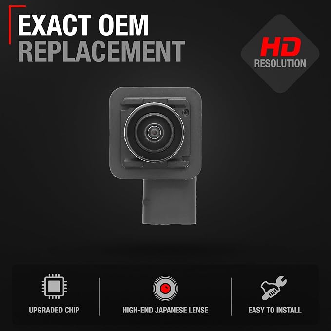 Rear View Camera Compatible with 2021 Ford Transit Cargo Van, Medium| High Roof