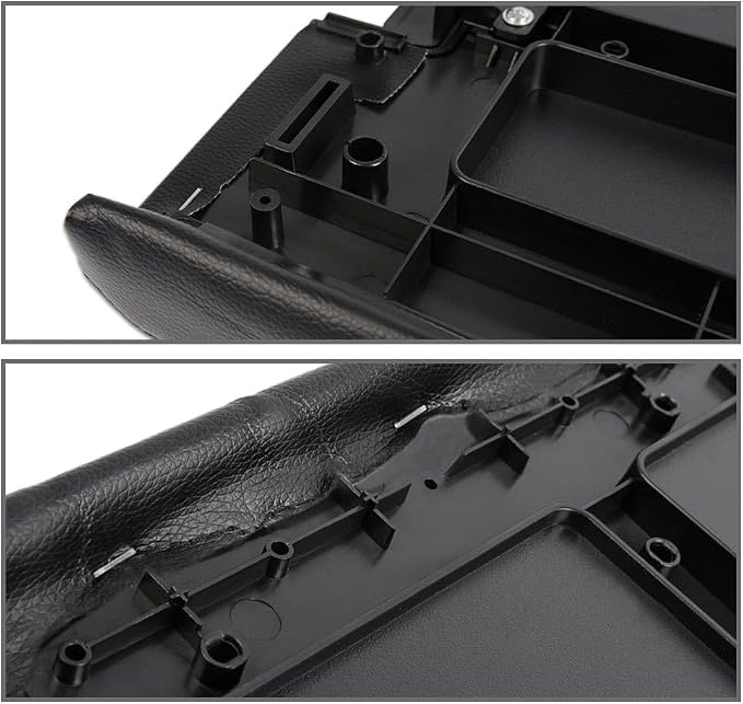 ANDPLAY Center Console Lid with Latch Compatible with 2007-2013 Chevy Suburban 1500 & Suburban 2500 Fit 2007-2013 Yukon,Yukon XL 1500,Yukon XL 2500 Black