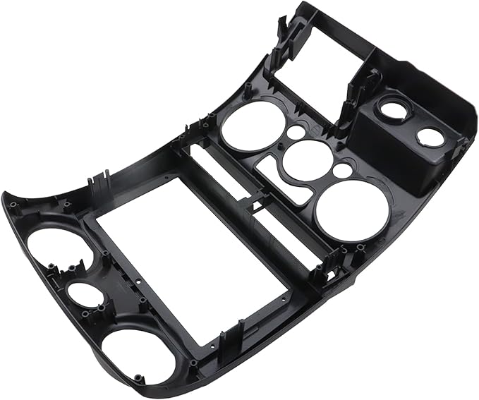 Double Din Dash Radio Trim Kit for Isuzu D-Max MU-7 Chevrolet Colorado Installation Bezel 9 Inches (2006-2012 Black)