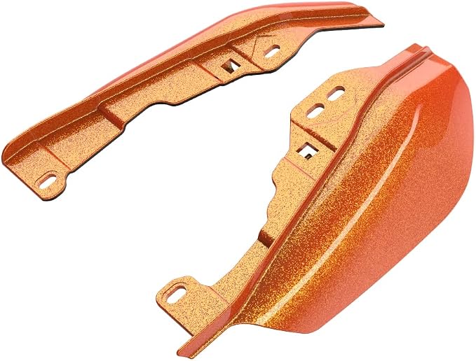 Advanblack 2024 RG Mid Frame Air Deflectors Compatible for Harley Touring Street Glide, Road King, Electra Glide, 2009-2025(Tequila Sunrise)