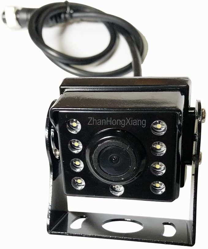 AHD 1080P RV Backup Camera 7 inch DVR Monitor System 12V/24V for Semi Bus Truck Trailer Camper 5th Wheel,IP69 Waterproof IR Reverse Rear View Mirror Camera with 4 Pin 15m Cable