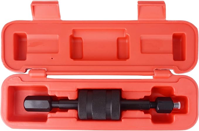 DAYUAN Diesel Injector Puller Tool with Slide Hammer Bundle with Pneumatic Diesel Injector Puller Air Vibration Injector Removal Tool Kit Set