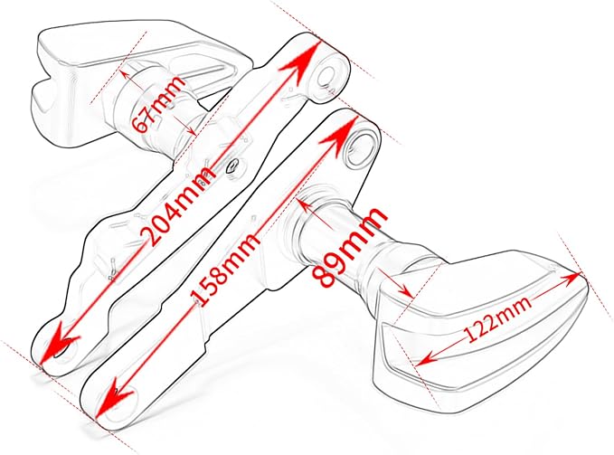 Motorcycle Frame Sliders For CBR650R CB650R 2024 2025 2026 Crash Protector with Aerodynamic Winglet Falling Protection Guard 2025 CBR650R Accessories red