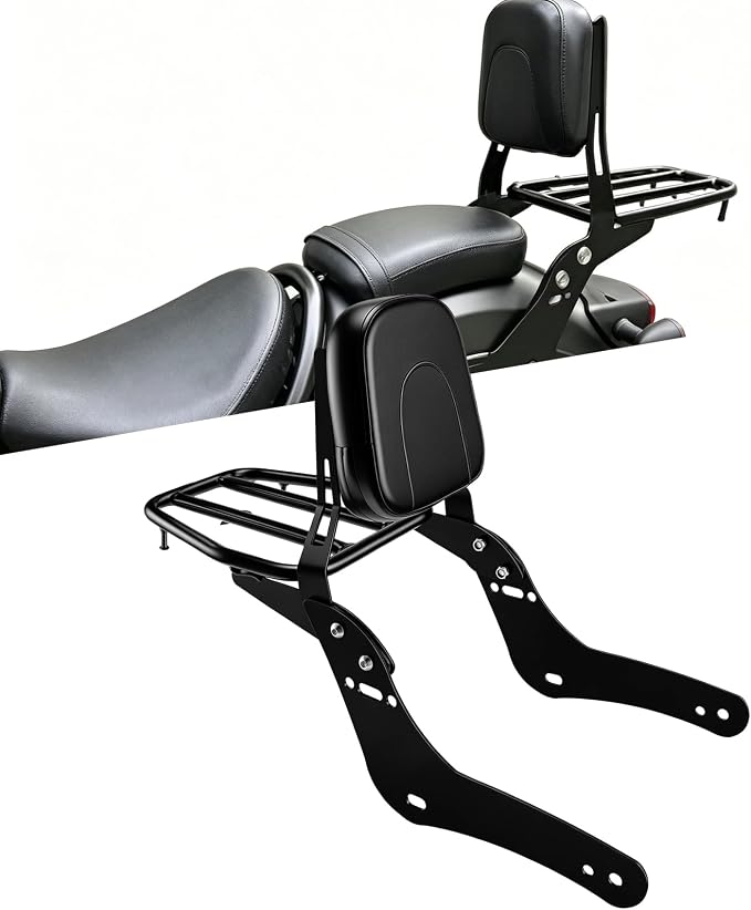 Detachable Seat Sissy Bar Backrest with Luggage Rack Passenger Rear Back Restfor Honda Rebel 300 500 1100 CMX 300 CMX500 CMX1100 2021 2022 2023 2024 2025 2026