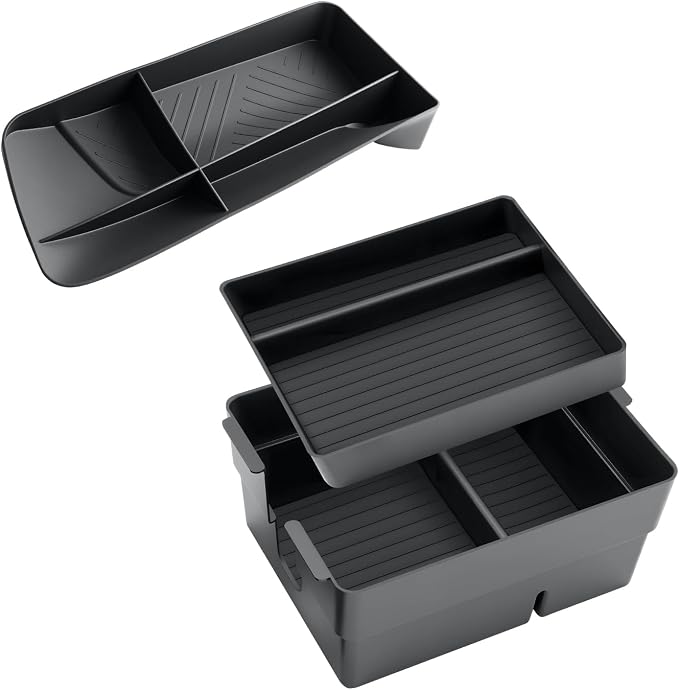 BIBIBO 3Packs for 2025 2026 Lexus TX350 Center Console Organizer 2024 2025-2026 Lexus TX350 Console Tray (Double Layer) +Behind Screen Tray (14" Touchscreen) 2026 TX Console Insert Tray