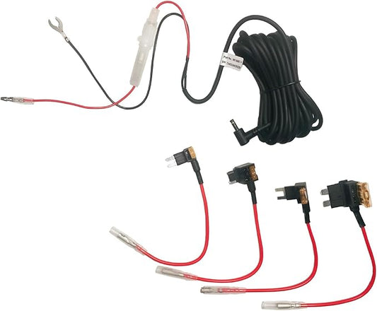 Cobra Radar Detector Direct Hardwire Kit to Barrel Connector Power Cord for Easy Custom Installation, Compatible with Cobra RAD350 380 450 480i and 700i