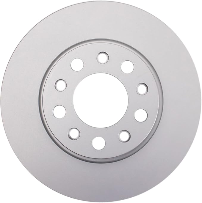 TRQ Rear Brake Rotor Set G Coated Solid Compatible with 2016-2023 Fiat 500X 2017-2023 Jeep Compass 2015-2023 Renegade 2023-2024 Dodge Hornet