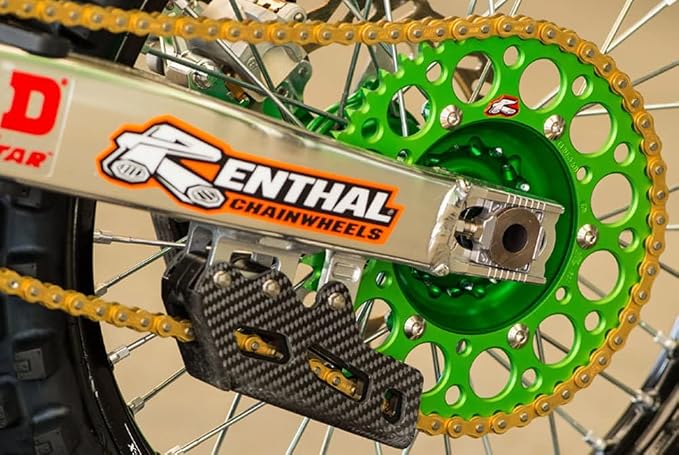 Renthal Rear Sprocket 46 Tooth Silver - Fits: Husaberg FC450 2004