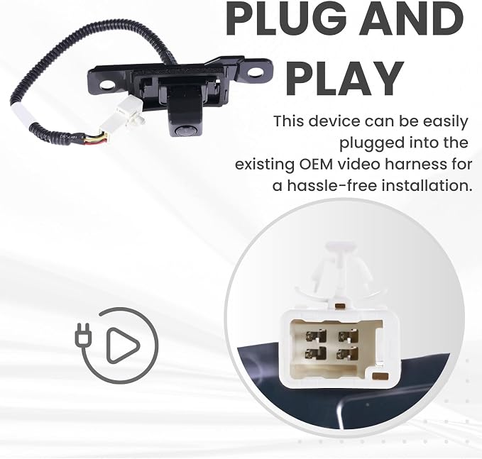Backup Camera Replaces for 2007 2008 2009 Lexus RX 350 | 2007 2008 Lexus RX 400h OE Part # 8679048061 8679048060
