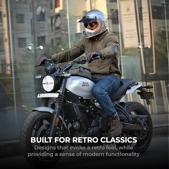ViaTerra Downtown Magnetic Motorcycle Tank Bag | Easy Access, Shape Retention, External Rain Cover Included | Fits All Metal Tanks