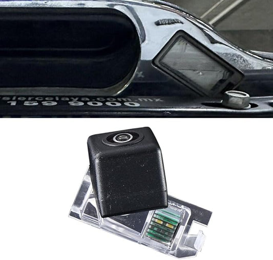 HD Waterproof Car Rear View Backup Camera Vehicle-Specific License Plate Light Reverse Camera, Parking Safety Assistant System Night Vision, Replacement for Fiat 500 312 2013-2024