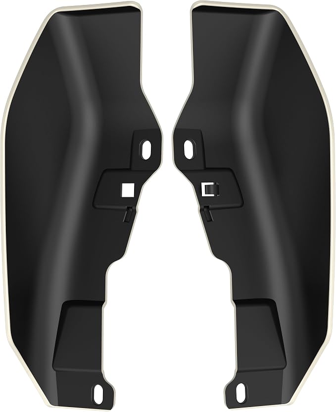 Color - Matched Mid Frame Air Deflectors Heat Shield, Perfectly Fit for Harley Touring Models 2009-2026 Morocco Gold Pearl