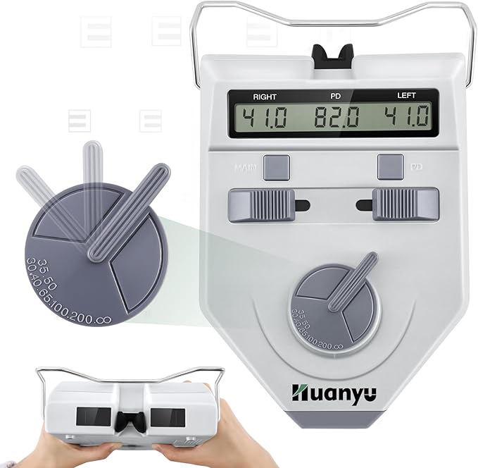 Huanyu Optical Digital Pupilometer 45-82mm Pupil Meter PD Meter Pupil Distance Meter Optical Instrument CE Approved (LY-9AT)