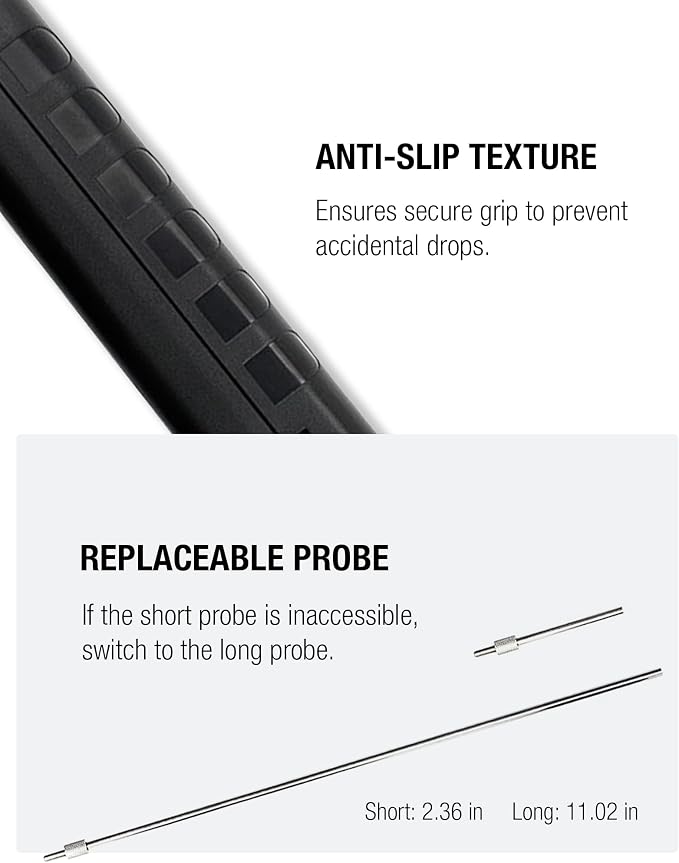 ALLOSUN Automotive Electronic Mechanics Stethoscope Electronic EAR Diagnostic Device Kit EM410 with Short and Long probe