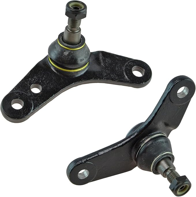 TRQ Front Driver & Passenger Side Lower Inner Ball Joint Set Compatible with 2002-2008 Mini Cooper