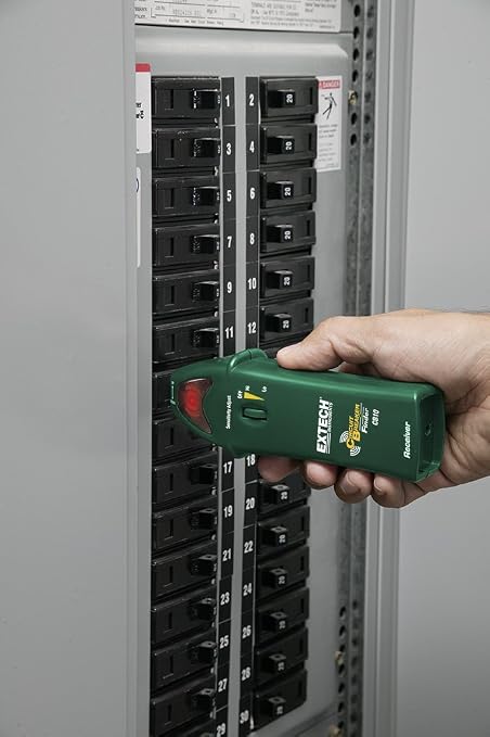 Extech CB10-KIT Electrical Troubleshooting Kit: 3-in-1 Circuit Breaker Finder, GFCI Receptacle Tester, and Non-Contact AC Voltage Detector - Professional Home & Commercial Electrical Diagnostic Set | Circuit breaker finder, GFCI receptacle tester, non-...