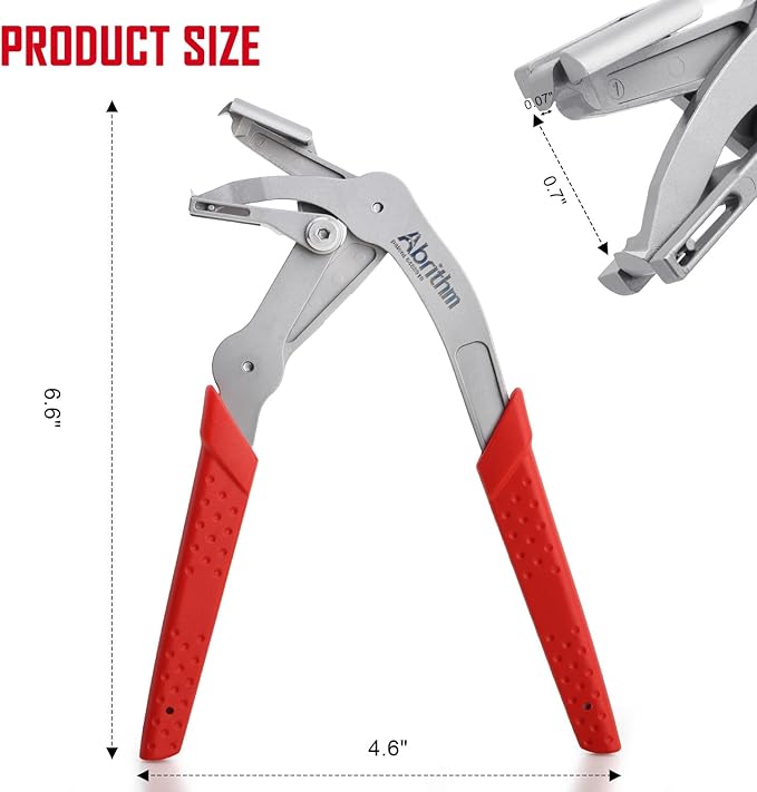 Car Clip Pliers, Panel Clip Removal Pliers, Professional Plastic Fastener Removal Tool for Removing Automotive Fasteners Clips Without Damage