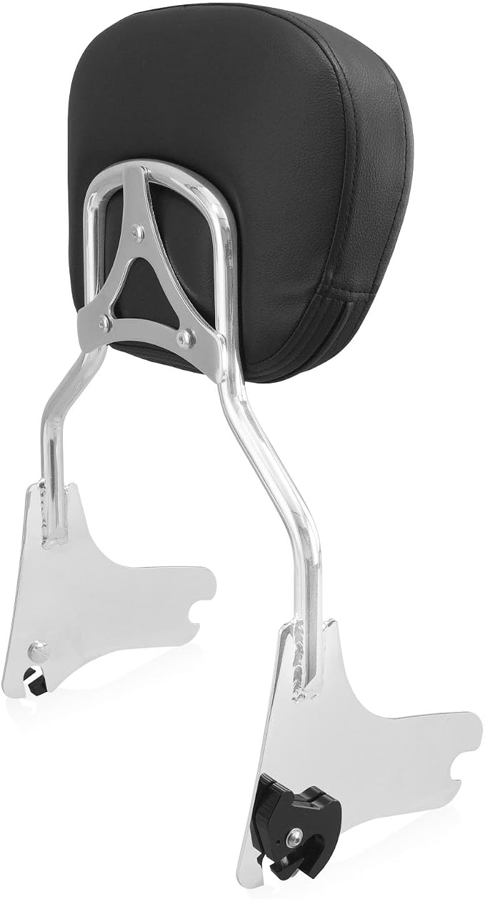Detachable Rear Passenger Backrest Sissy Bar Fit for Harley Davidson Street Glide Road Glide Road King Electra Glide Ultra Limited 1997-2008 (1997-2008-chrome)
