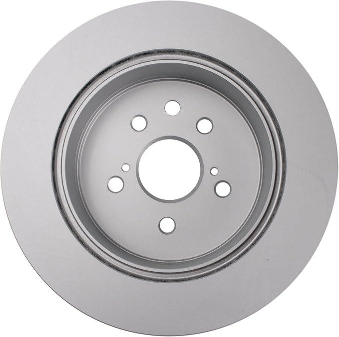 TRQ Rear Brake Rotor Set G Coated Vented Compatible with 2013-2020 Lexus GS350 GS450h GS200t GS300 IS200t IS300 IS350 RC200t RC300 RC350