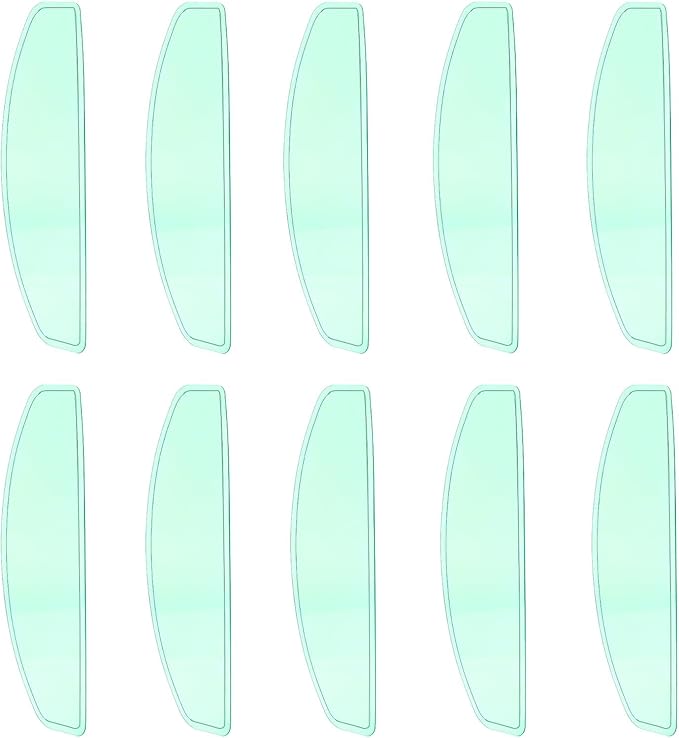 Universal Anti Fog Film for Motorcycle Helmet Visors,Helmet Visor Protector Anti Fog Sticker for Cold Mornings and Rainy Days,(10-Pack)