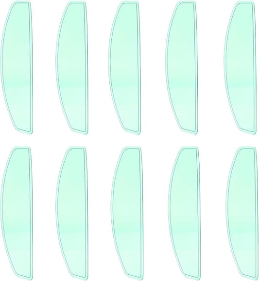 Universal Anti Fog Film for Motorcycle Helmet Visors,Helmet Visor Protector Anti Fog Sticker for Cold Mornings and Rainy Days,(10-Pack)