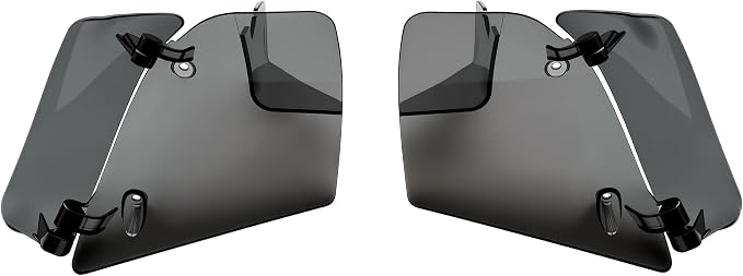 Side Wings Wind Air Deflector Fairing Fit for Harley 2024-2026 CVO Road Glide ST FLTRXSTSE 2024-2026 Road Glide FLTRX 2023-2025 CVO Road Glide FLTRXSE (Smoke)