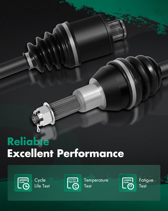 SCITOO CV Axle Shaft Assembly fit for Polaris Diesel 455,for Polaris Sportsman 335 400 500 Worker 500 1999-2002 Rear Left Right 1380142 2PCS