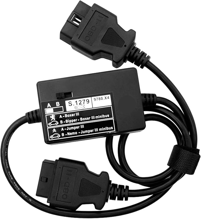 Module S1279 S.1279 OBD2 Cable Compatible with Lexia3 PP2000 Nemo Boxer Jumper III Diagnostic Connector Compatible with Peugeot Citroen Repair Tools