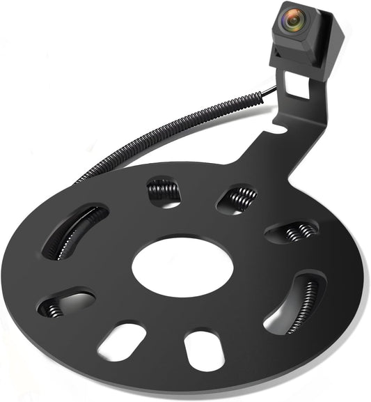 Backup Camera for Jeep Wrangler JK JKU Rubicon Sahara Sport Unlimited 2007-2018, Wide Angle Rear View Reverse Parking Off-Road Wheel Mount Camera