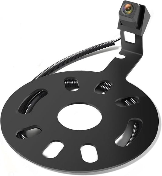 Junsun Backup Camera for Jeep Wrangler JK JKU Rubicon Sahara Sport Unlimited 2007-2018, Wide Angle Rear View Reverse Parking Off-Road Wheel Mount Camera